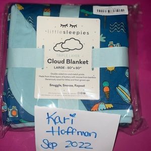 Little Sleepies surfer cloud blanket NEW